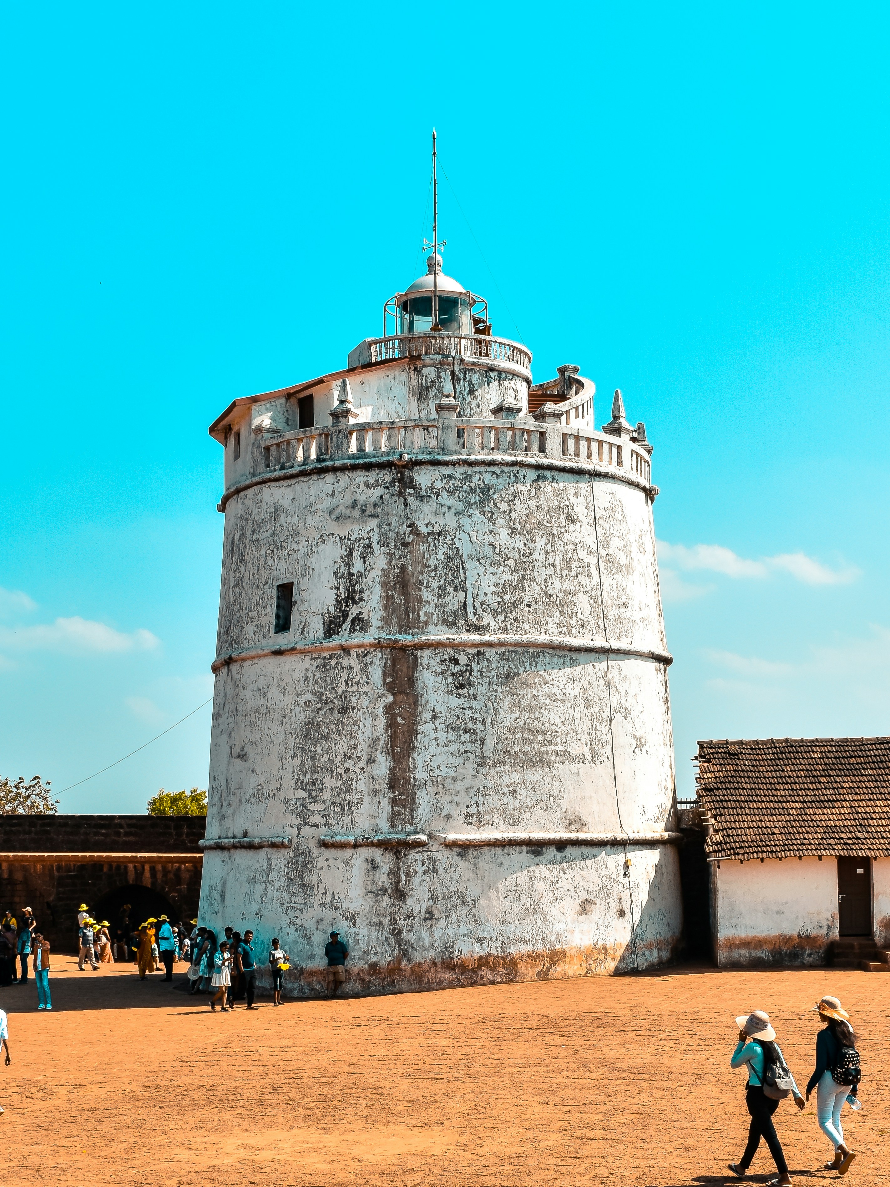 Goa coastal fort and sea views